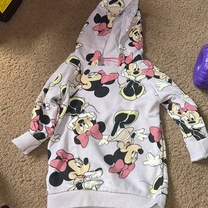 Minnie Mouse pullover baby hoodie